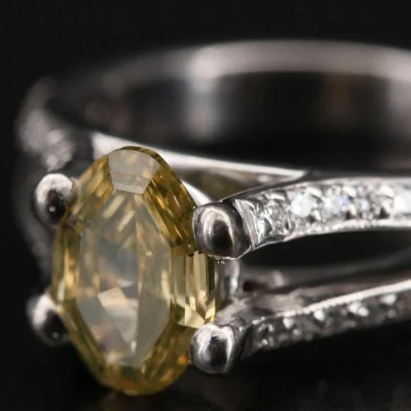 18K 1.88 CTW GENUINE-NATURAL Diamond Ring with GIA Report - Picture 5 of 11